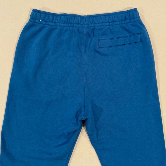 New Nike Club Fleece Joggers Mens Medium Game Royal Blue Embroidered Athletic - Picture 4 of 5
